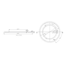 Aufnahmeplatte zu Fettfilter-Zylinder