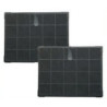 Airforce Aktivkohlefilterset 235 x 192 x 15 mm 2 Stück