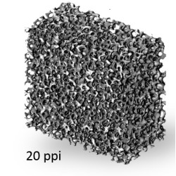 Filtermatte schwarz PPI 1495x232x20 mm