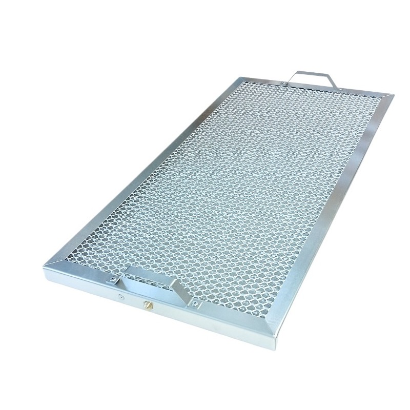 Metall-Fettfilter flach 500x250x20 mm für Gastro, mit Schnäpper
